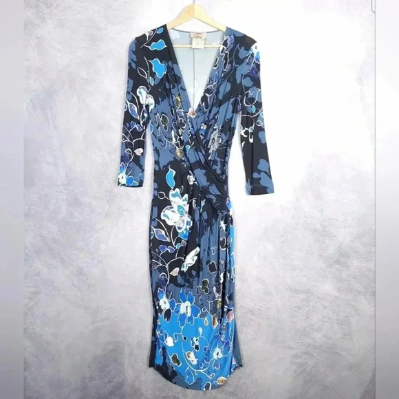 Jean Paul Gaultier Dresses & Skirts - FUZZI by John Paul Gaultier Vintage Floral Bodycon Mini Dress Women's Medium